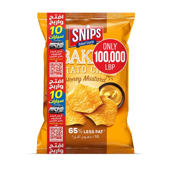SNIPS BAKED HONEY MUSTARD CHIPS