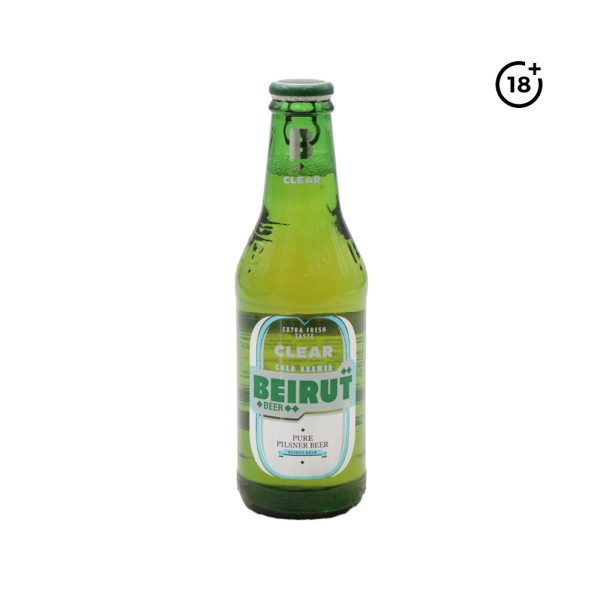 BEIRUT CLEAR BEER GLASS