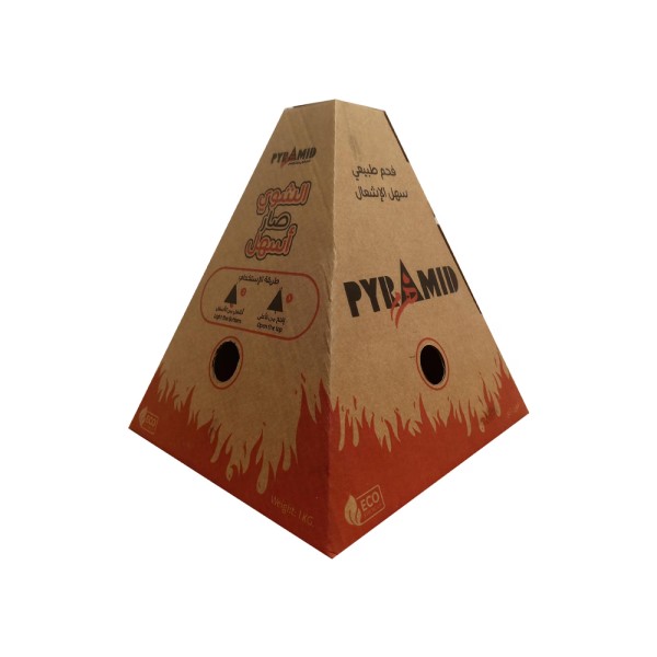 CHARCOAL+WOOD PYRAMD CHARCOAL EASYLIGHT HELIX 1KG