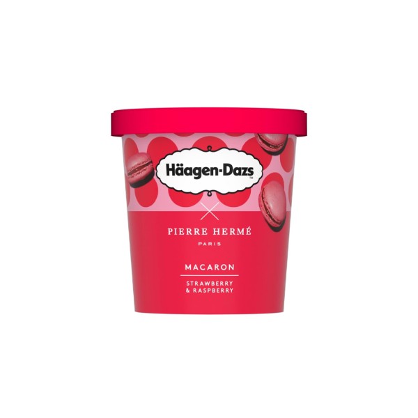 HAGEN DAZ MACARON STRAW AND RASP CUP