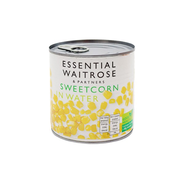 WAITROSE CANNED SWEETCORN