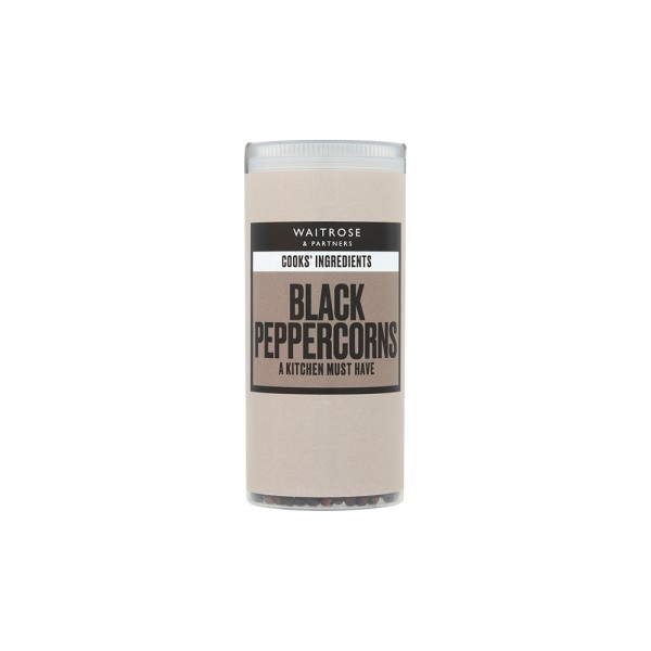 WAITROSE BLACK PEPPERCORNS