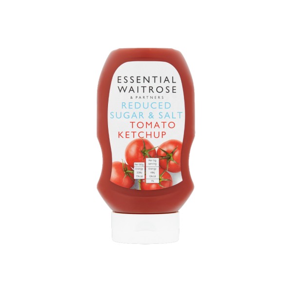 WAITROSE RED SUGAR SALT TOM KETCHUP