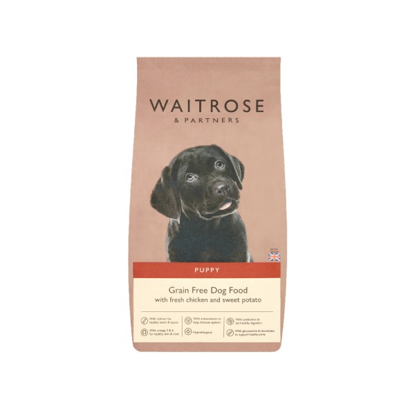 WAITROSE PUPPY GLUTEN FREE FRESH CHICK + S POTATO