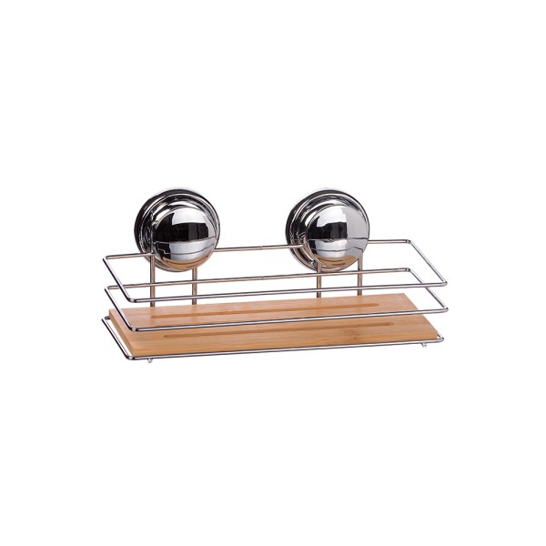 AD TREND SP BAMBOO+METAL WALL SHELF 1 TIER CM26x11xH13