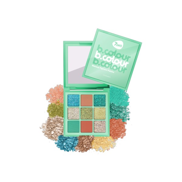 B.COLOUR  EYESHADOW PALETTE 9 SHADES03RAINBOWDASH