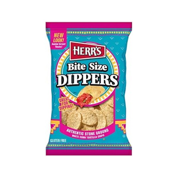 HERRS BITE SIZE DIPPERS WHITE CORN