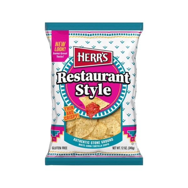 HERRS RESTAURANT STYLE WHITE CORN TORTILLA
