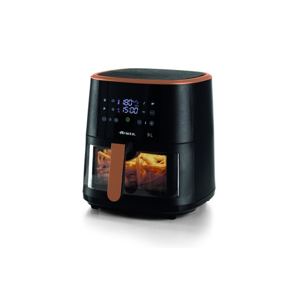 ARIETE AIR FRYER 9L WINDOW DOOR 1500W BLACK