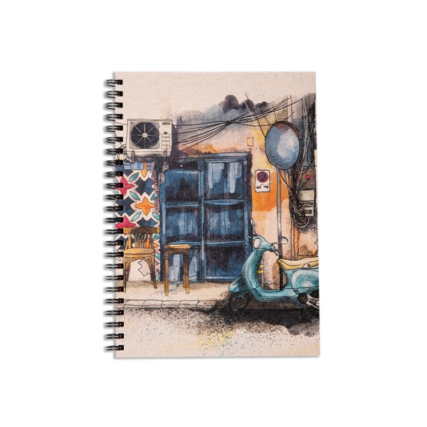 BTDT A5 SOFT COVER SPIRAL RASIF LINED