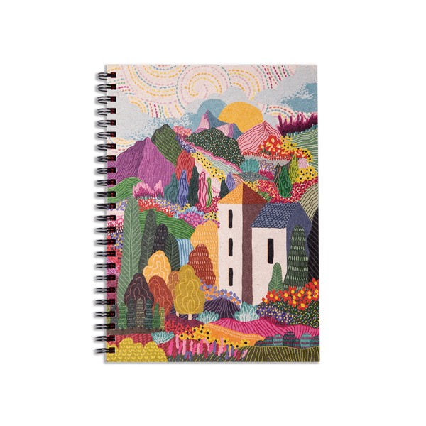 BTDT A5 HARD COVER SPIRAL NEW TOWN LINED