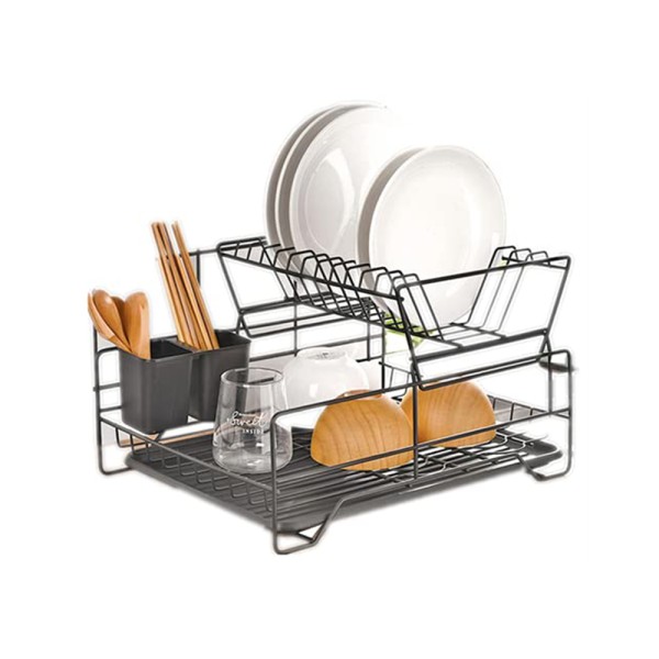 HARD GOODS ALUMINUM DISH RACK BLACK