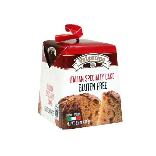 VALENTINO.PANETTONE MINI CLASSIC PANETTONE IN BOX GLUTEN FREE