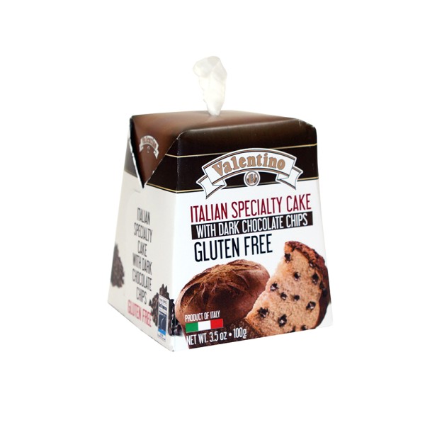 VALENTINO.PANETTONE MINI PANETTONE WITH CHOCOLATE CHIPS GLUTEN FREE