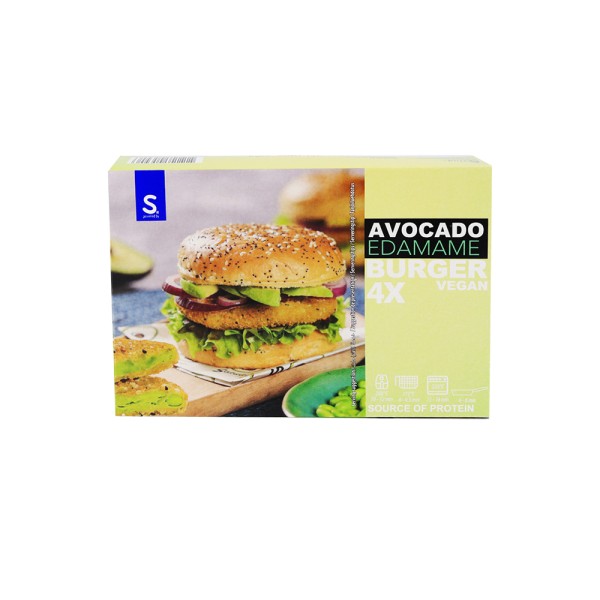 SALUD AVOCADO EDAMAME BURGER