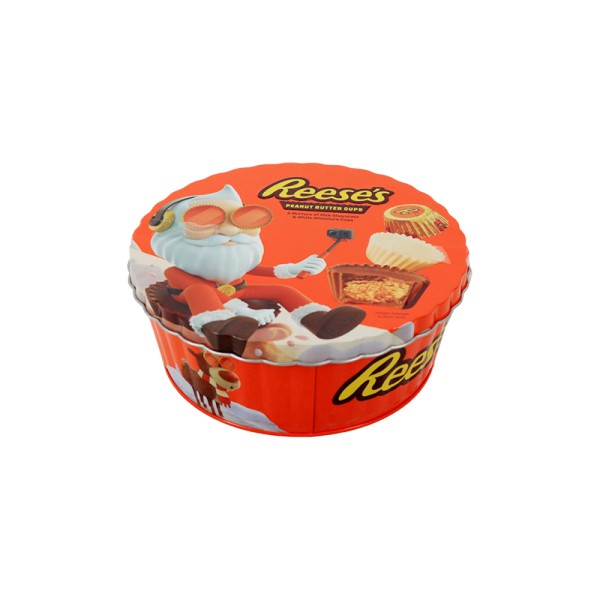 REESES GIFT TIN PEANUT BUTTER MINIATURE CUP