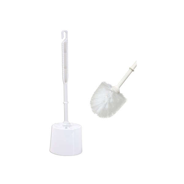 HARD GOODS TOILET BRUSH +HOLDER WHITE