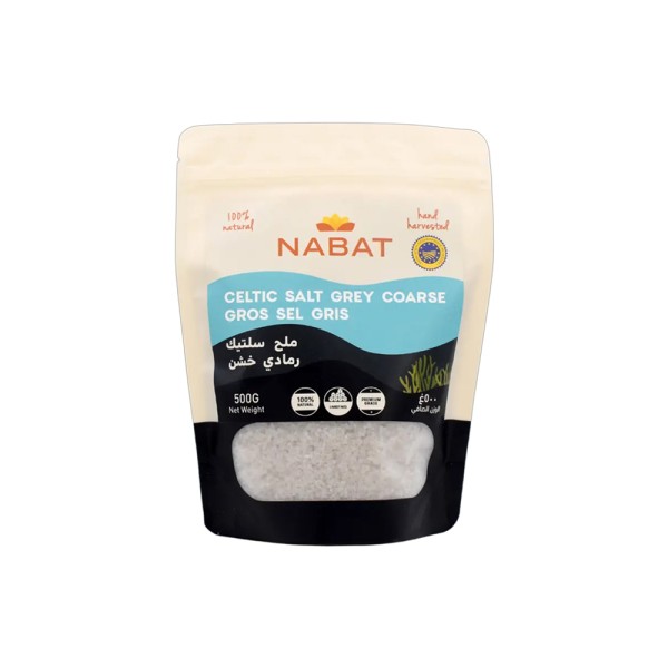 NABAT ORGANIC CELTIC SALT GREY COARSE GROS SEL GRIS