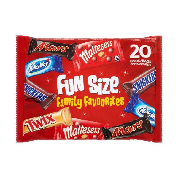 MARS MARS FAMILY FAVOURITES VARIETY FUNSIZE