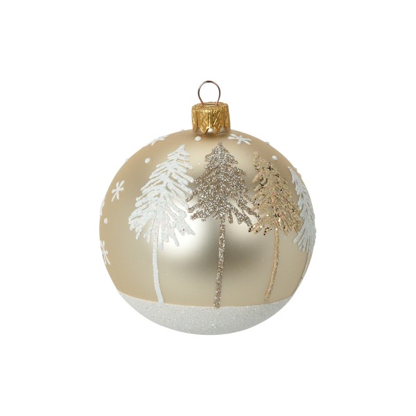 HARD GOODS XMAS BALL TREE 3ASS GOLD SPARKLE