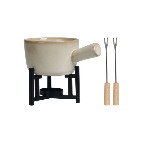PORCELAIN FONDUE SET