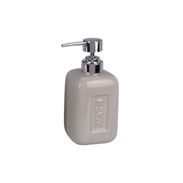 HARD GOODS SOAP DISPENCER STONEWARE 4ASS