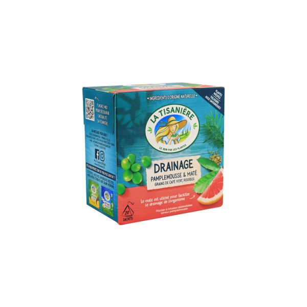 LA TISANIERE DRAINAGE PAMPLEMOUSSE ET MATE