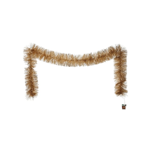 HARD GOODS TINSEL XMAS 270CM LD CHAMPAGNE