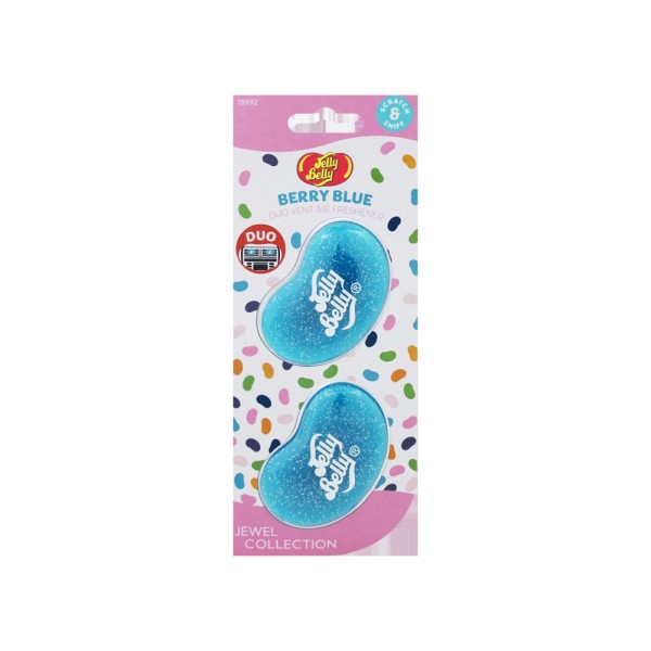 JELLYBELLY DUO VENT AIR FRESHENER BERRY BLUE