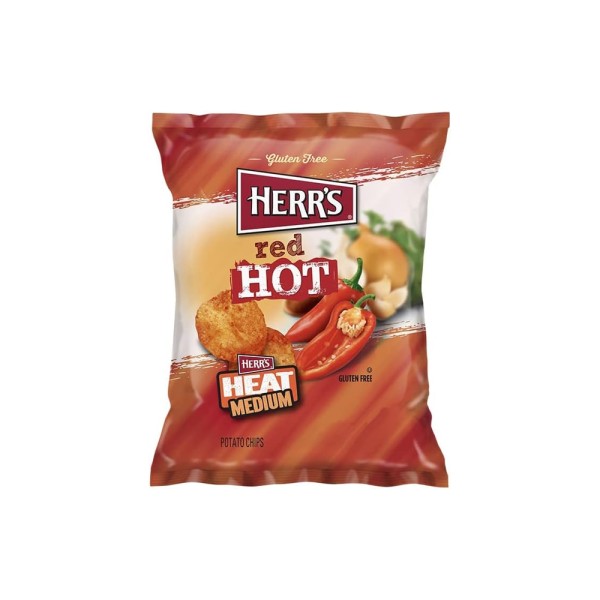 HERRS RED HOT CHIPS