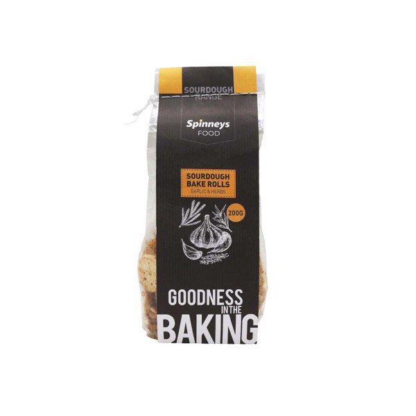 SPINNEYS FOOD GARLIC & HERBS BAKE ROLLS