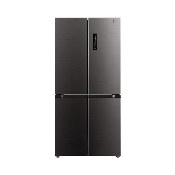 MIDEA FRIDGE BOTTOM MOUNT DIGITAL 4 DOORS BLACK COLOR