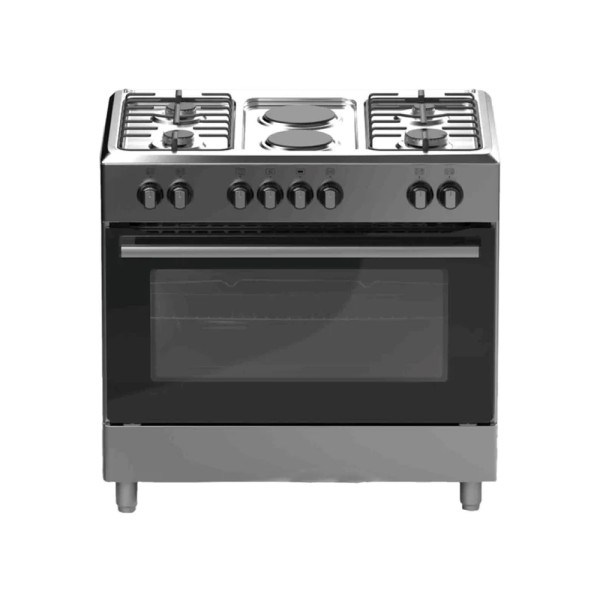 MIDEA GAS COOKER 90CM FULL OVEN + 2 ELECTRIC PLATES