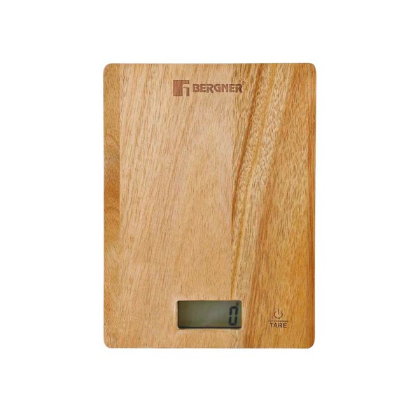 BERGNER KITCHEN SCALE 0-5KG NATURAL