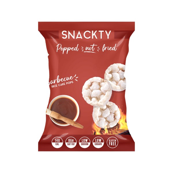SNACKTY RICE CAKE POPS  BARBECUE 