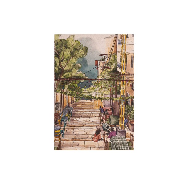 BTDT A6 SOFT COVER THREADBOUND BEIT STAIRS LINED