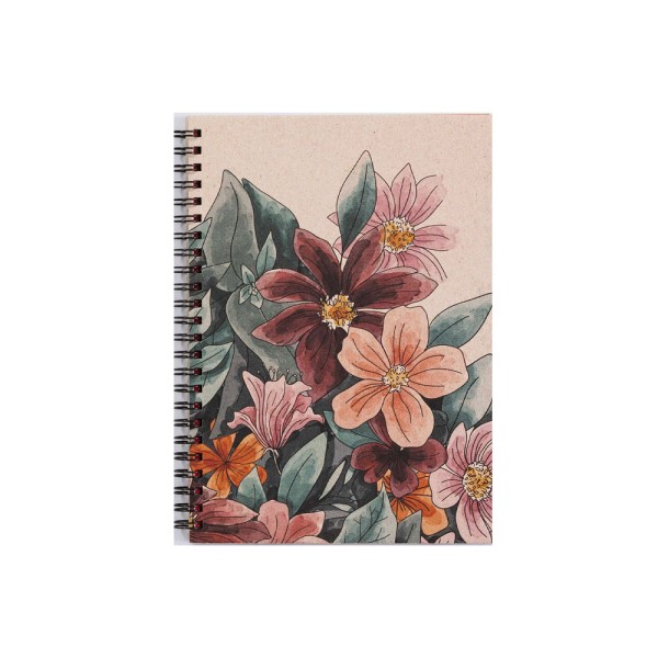 BTDT A5 HARD COVER SPIRAL IN THE NOW LINED