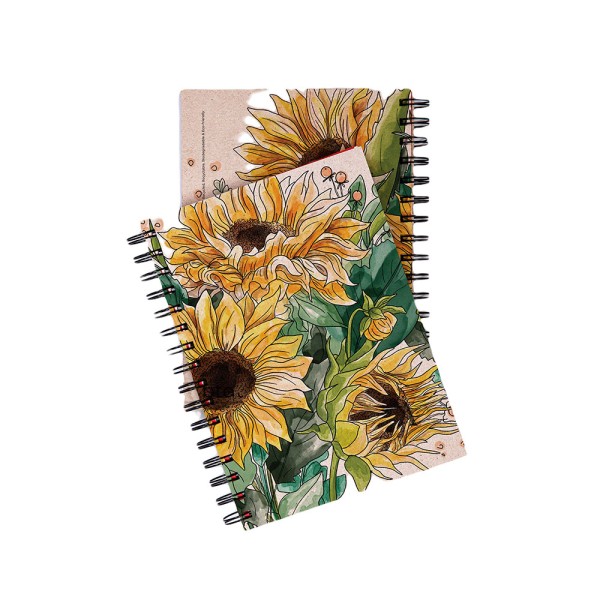 BTDT A5 HARD COVER ULTIMATE PLANNER SUNFLOWERS