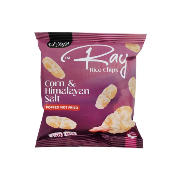 RAYS CORN AND HIMALAYAN SALT RICE CHIPS 