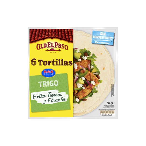 OLD EL PASO TORTILLAS WRAPS 