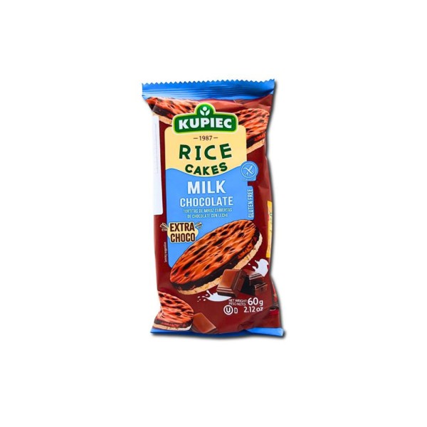 KUPIEC RICE CAKES WITH MILK CHOCOLATE 