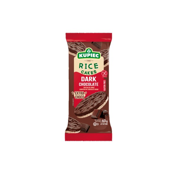 KUPIEC RICE CAKES WITH DARK CHOCOLATE 