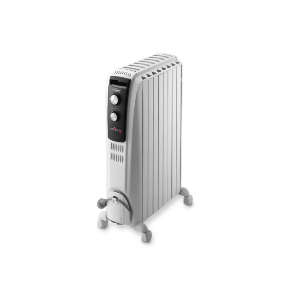 DELONGHI DRAGON 4 CHIMNEY EFFECT OIL RADIATOR 8 FINS 