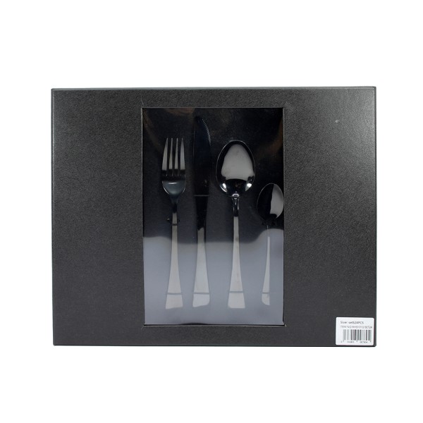 REINHAUS CUTLERY SET BLACK