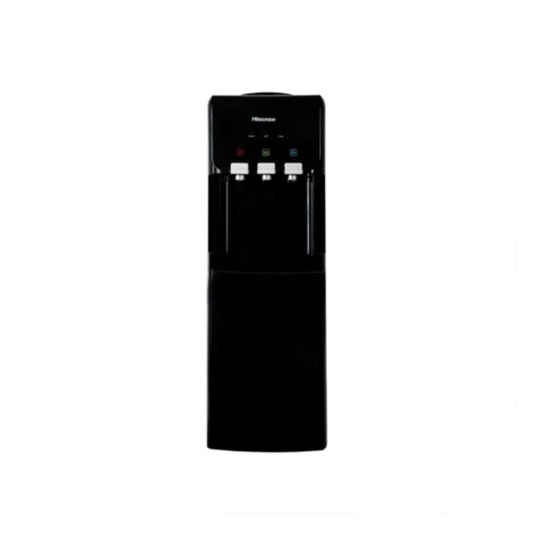 HISENSE WATER DISPENSER TOP LOAD 3 TAPS SAFETY LOCK BLACK