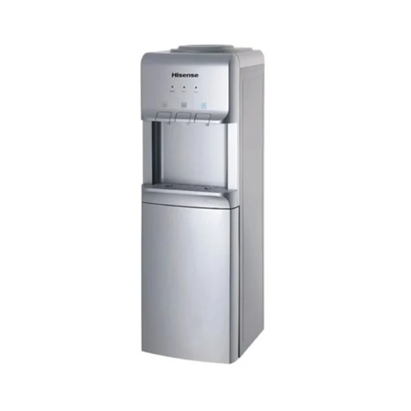 HISENSE WATER DISPENSER TOP LOAD 3 TAPS SAFETY LOCK SILVER