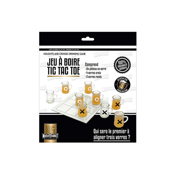 MISTER GADGET NOUGHTS AND CROSSES DRINKING GAME