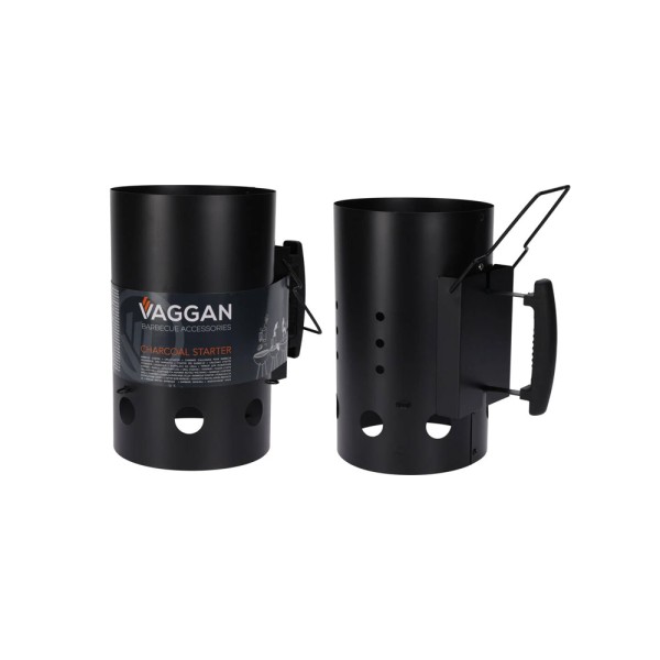 VAGGAN BBQ CHARCOAL STARTER BLACK