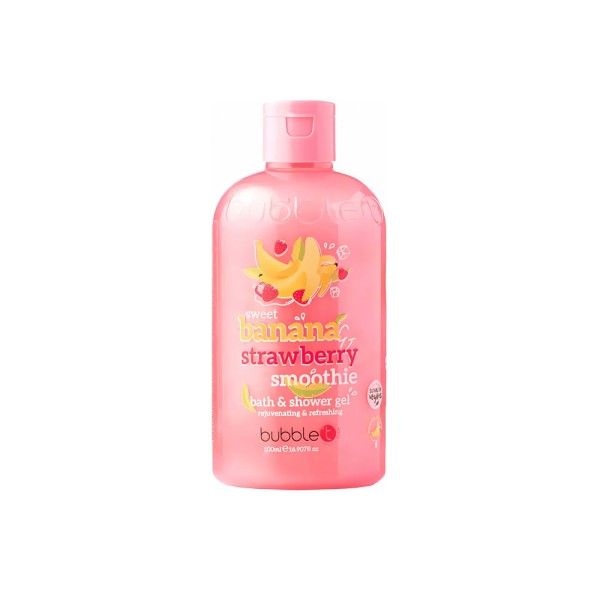 BUBBLE T SHOWER GEL SWEET BANANA + STRAWBERRY SMOOTH