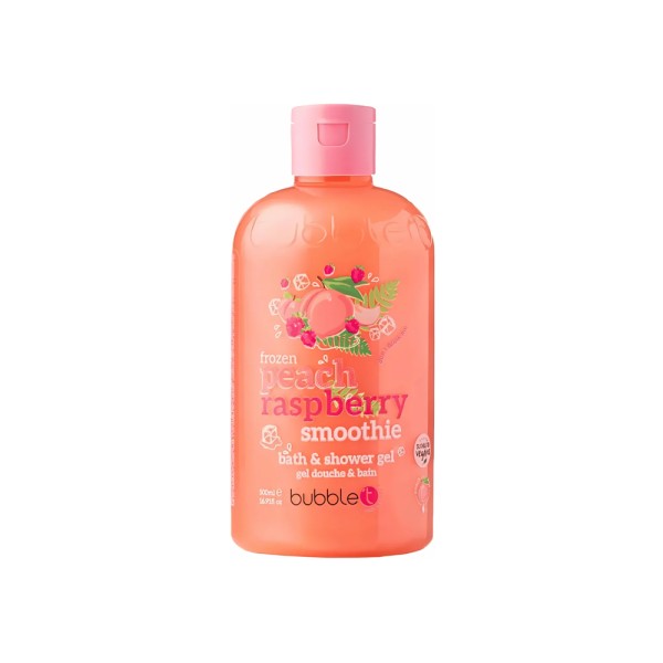 BUBBLE T SHOWER GEL FROZEN PEACH + RASPBERRY SMOOTH